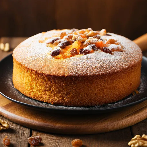 Flax Seed Carrot Cake