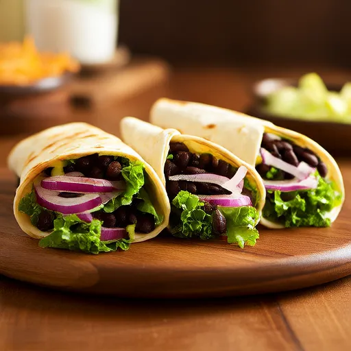 Burritos Vegetariani ai Fagioli Neri