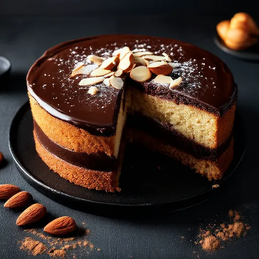 Passover Double Chocolate Almond Torte