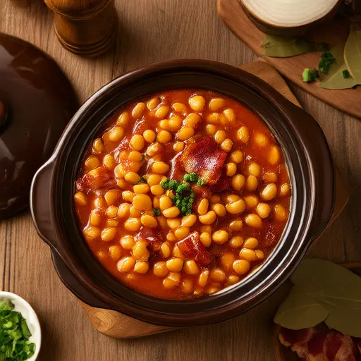 Frijoles caseros en olla lenta