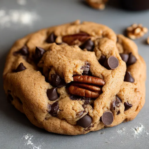 Masa de galletas con chispas de chocolate comestible