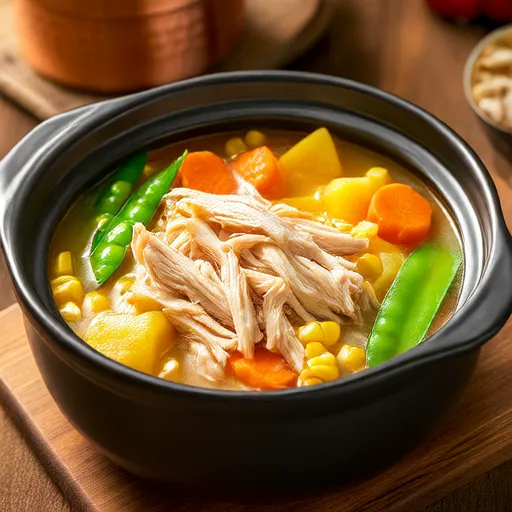 Vegetable Soup with Chicken