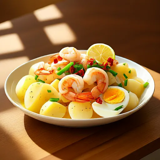 Salade de crevettes et pommes de terre du Low Country