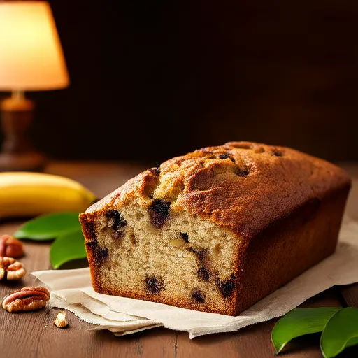 Pão de Banana e Nozes Rápido