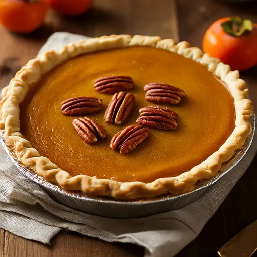 Paleo Persimmon Pie