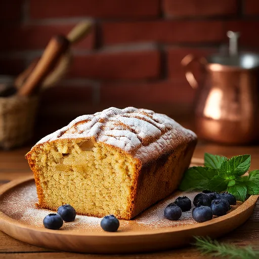 Pane alla zucca e purea di mele