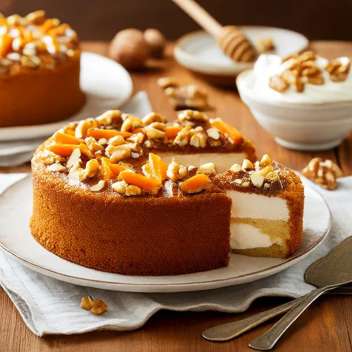 Torta di carote al miele