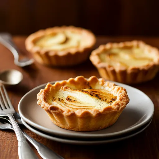 Tartellette al formaggio blu e pera