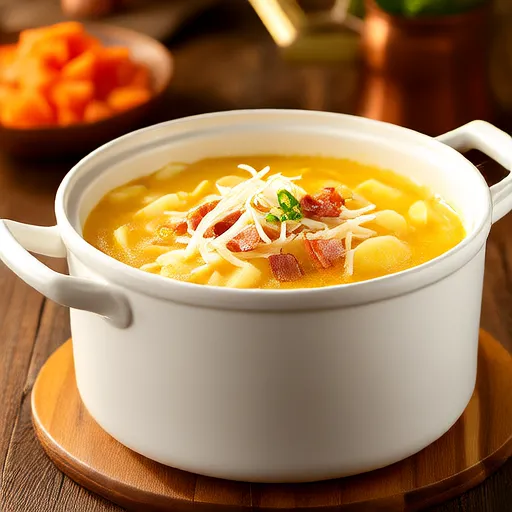 Cremige Slow Cooker Kartoffel-Käse-Suppe