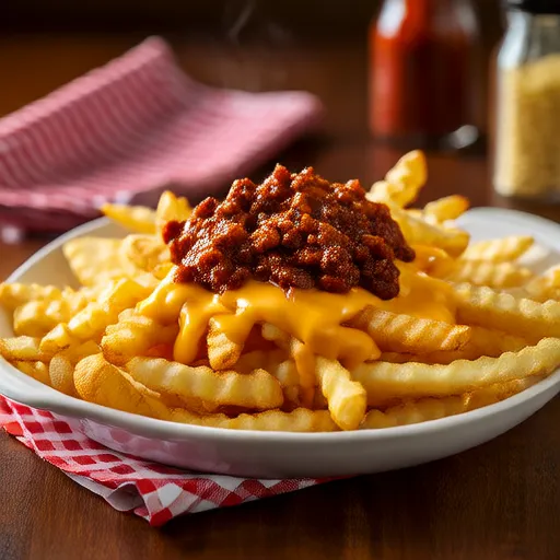 Chili-Käse-Pommes