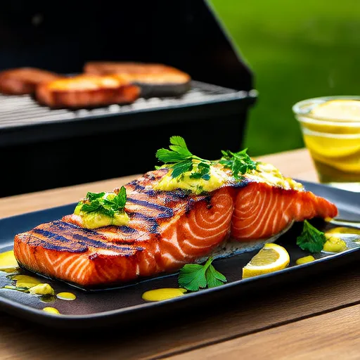 Grilled Fish Steaks