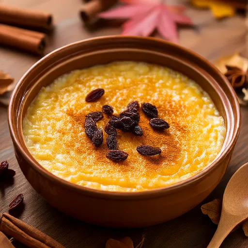 Pudding au Riz et à la Citrouille
