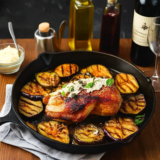 Mediterranean Chicken with Eggplant
