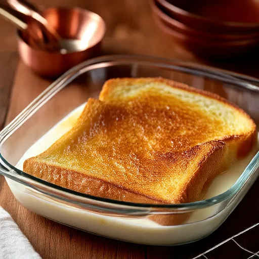 Roti Panggang Prancis Eggnog Semalam