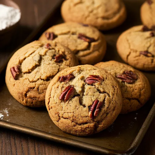 Pekannuss-Shortbread-Cookies