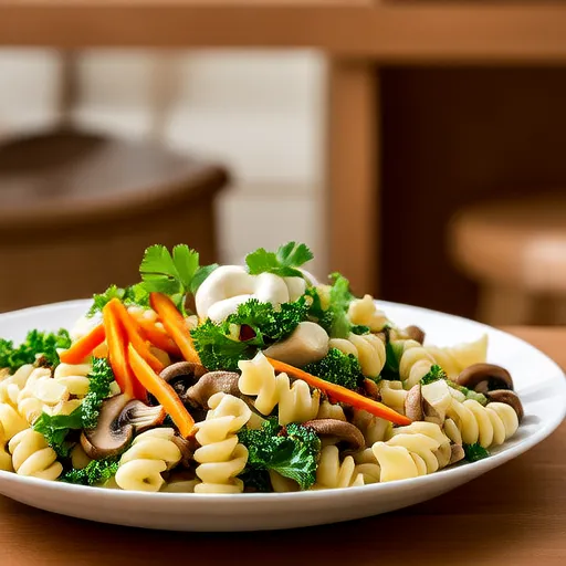 Marinated Fall Vegetable Pasta Salad