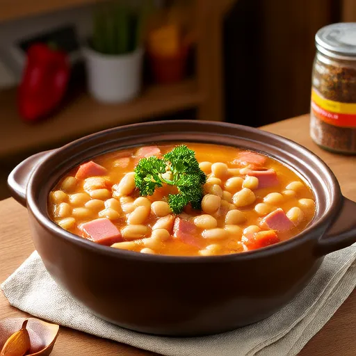 インスタントポット 白いんげん豆とハムのスープ