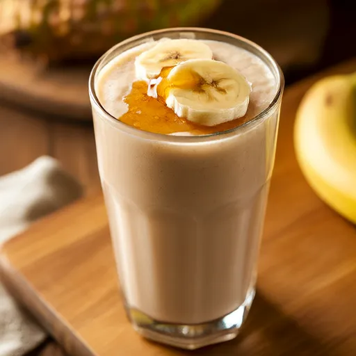 Banana Caramel Kefir Smoothie