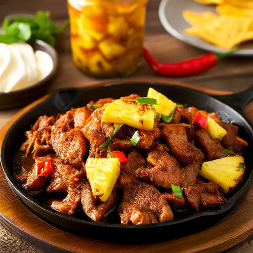 Maiale Sfilacciato all'Ananas Al Pastor
