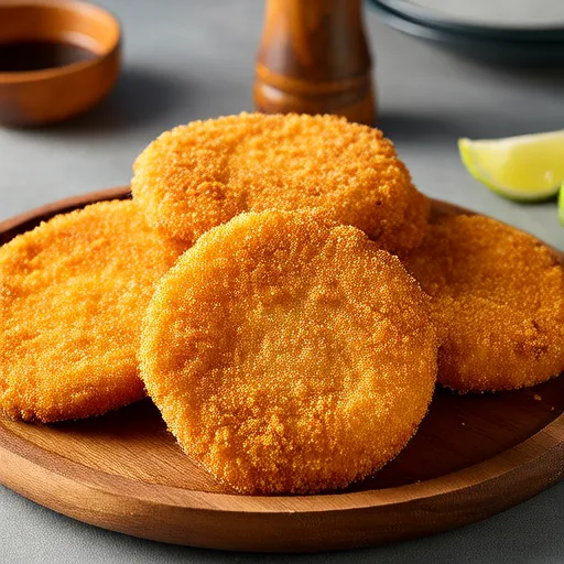 Panko Crusted Mashed Potato Cakes