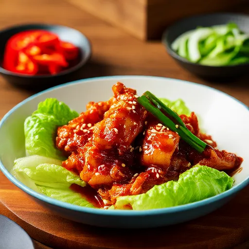 厨师约翰的鸡肉生菜包
