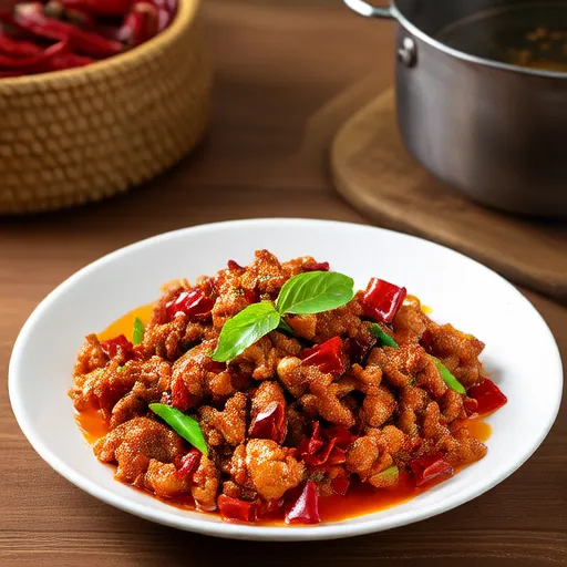 Thai Ground Chicken Basil