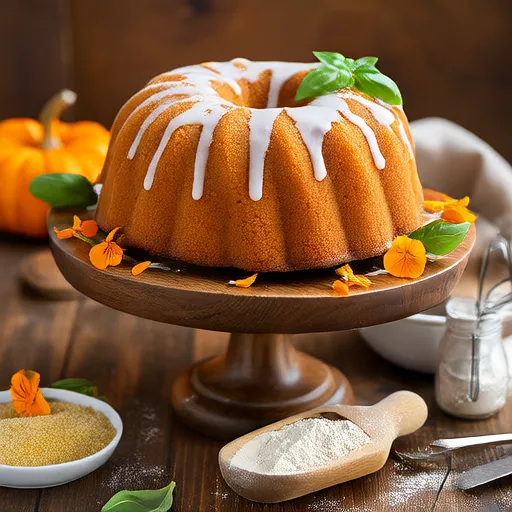 Pastel ángel de calabaza