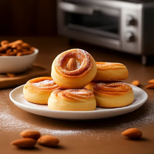 Swedish Ground Almond Spritz Cookies