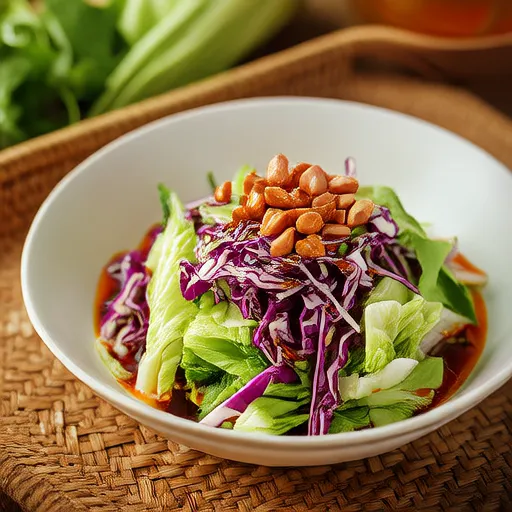 Insalata di cavolo stile thai veloce e facile