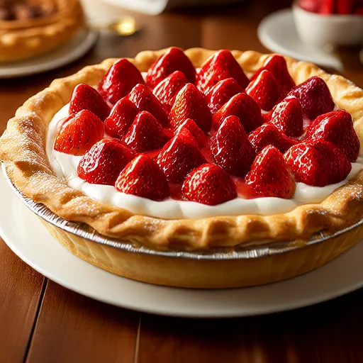 Bánh Pie Kem Dâu Tây Brulee