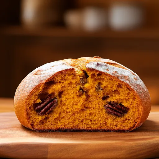 رغيف اليقطين والجوز