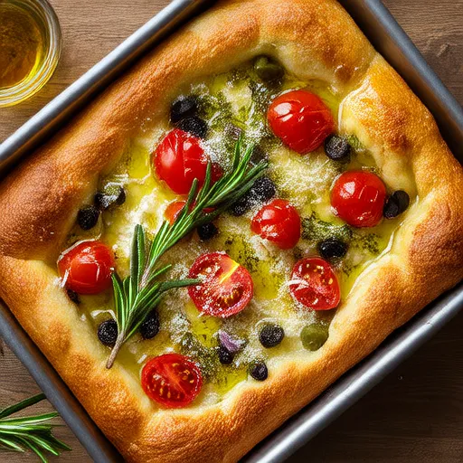 Easy Festive Focaccia
