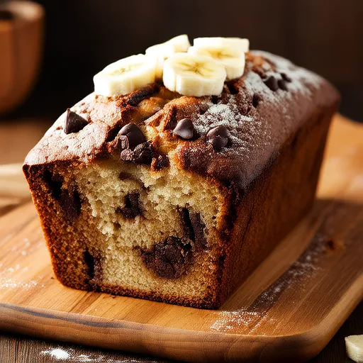 Pan de Plátano con Chocolate