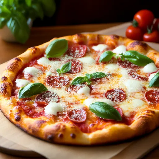 Pizza Margherita de Massa Folhada