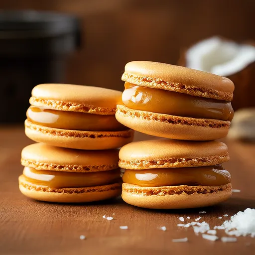 Salted Caramel Coconut Macaroons