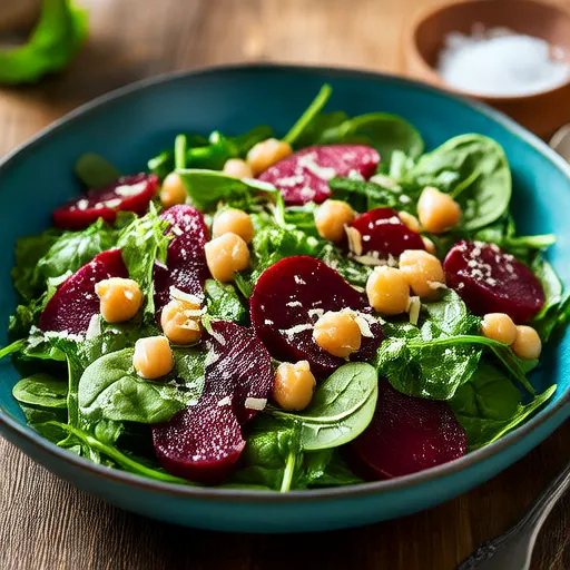 Salad Củ Cải Đường, Đậu và Rau Xanh