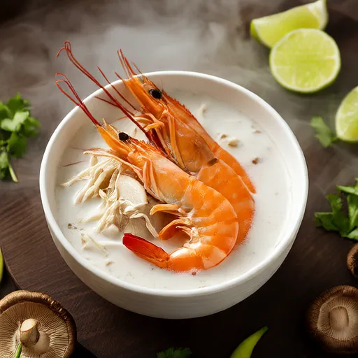 A Melhor Sopa Tailandesa de Coco