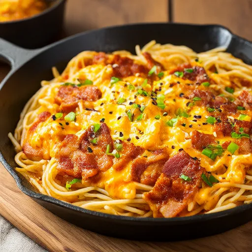 Carbonara de Macarrão Instantâneo