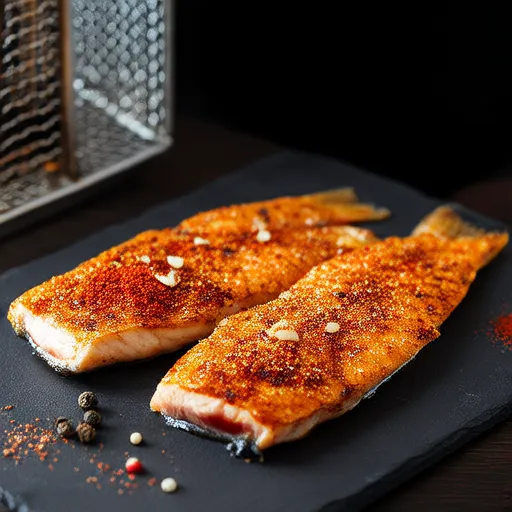 Salmone alla Cajun nella Friggitrice ad Aria