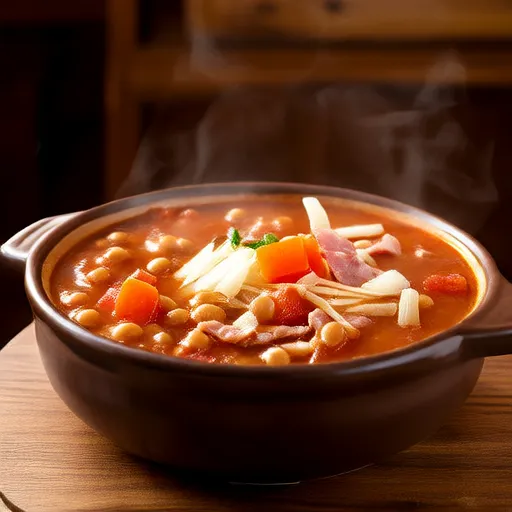 Sopa de alubias blancas