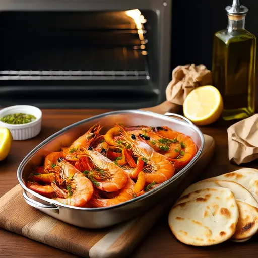 Kolay Tepsi Üstü Karidesli Fajita