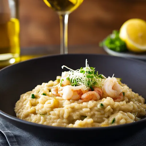 Risotto Udang dan Kerang Italia