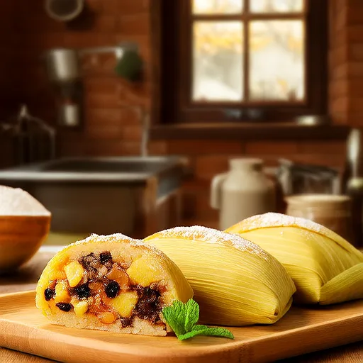 Sweet Tamales with Pineapple and Coconut