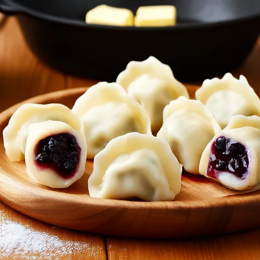 Pierogi de Mirtilo