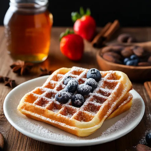 Waffles de Torrada Francesa Fácil