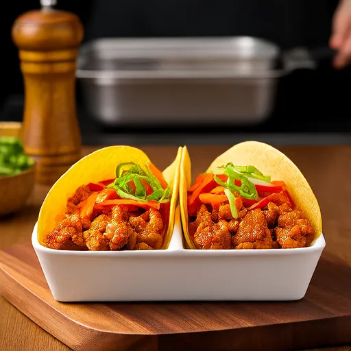 鸡肉馄饨塔可