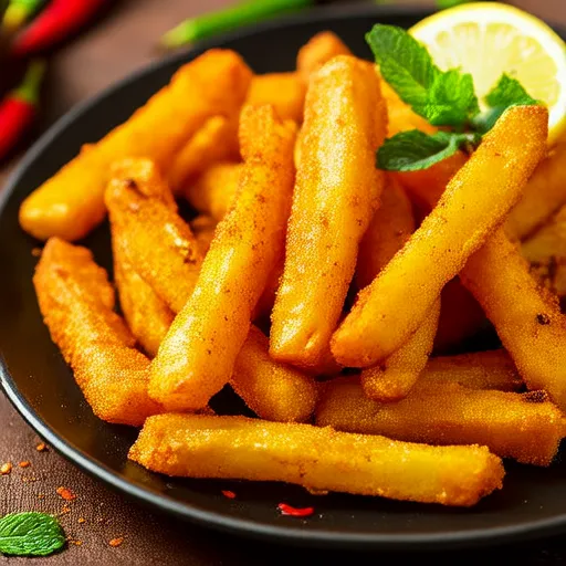 Spicy Potato Noodles (Bataka Sev)