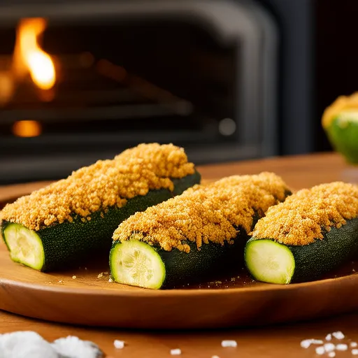 Knusprig gebackene Zucchini-Pommes