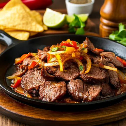 Fajitas de Carne Derretendo na Boca