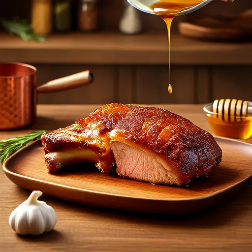 Filete de cerdo tierno a la parrilla marinado
